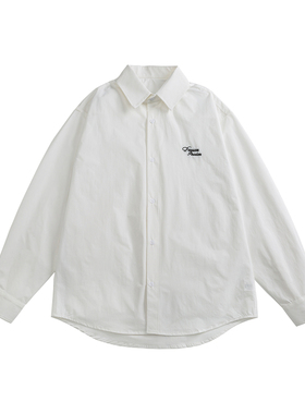 春季刺绣长袖衬衫男外套（控价148）D248-91313-P95