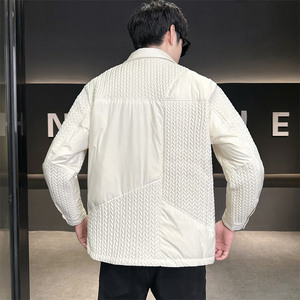 冬季男士轻薄款衬衫领羽绒服外套 D248-YR8286-P220图片