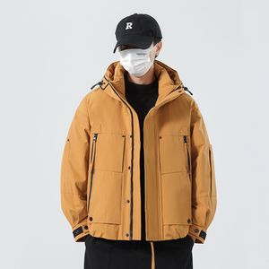 无影墙口罩风冬季男士连帽羽绒服外套9907-P260