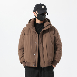 无影墙口罩风冬季男士连帽90白鸭绒羽绒服外套8010-P290图片