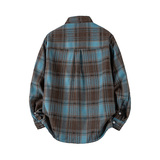 春季上新男士格子长袖衬衫外套D248-MS21-P95，男装衬衫，电商D248