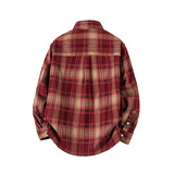 春季上新男士格子长袖衬衫外套D248-MS21-P95，男装衬衫，电商D248