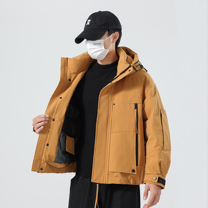 无影墙口罩风冬季男士连帽羽绒服外套9907-P260图片
