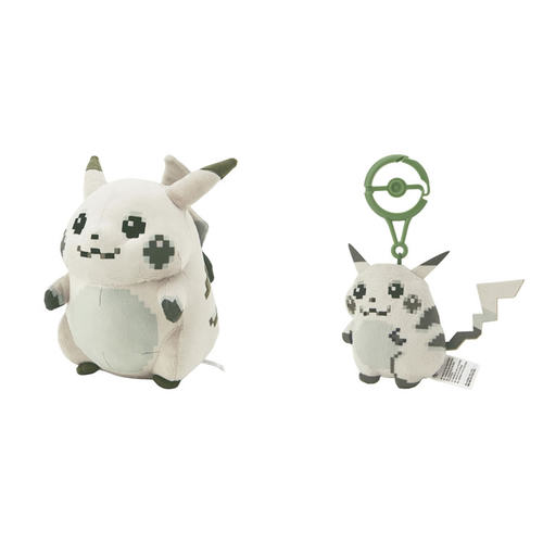 日版宝可梦中心初始皮卡丘 诞生30周年毛绒挂件