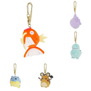 三英贸易宝可梦毛绒挂件 鲤鱼王百变怪沼王海豹球咚咚鼠