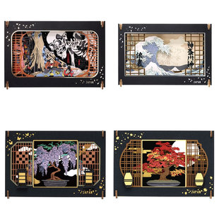 ensky相马的古内里 神奈川冲浪里PAPER THEATER纸剧场 木质