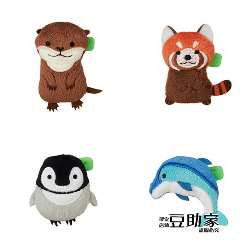 小熊猫企鹅海豚毛绒徽章