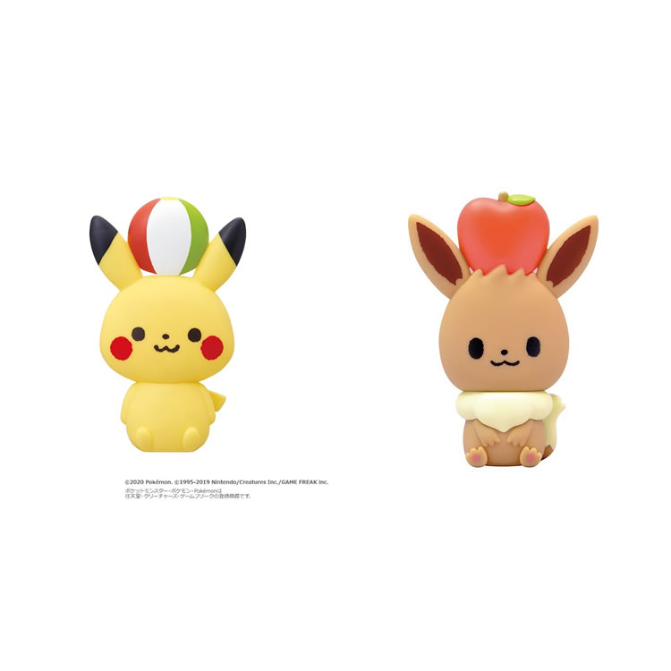 Toyroyal宝可梦monpoke皮卡丘伊布婴儿宝宝按压捏捏乐 发声玩具图片