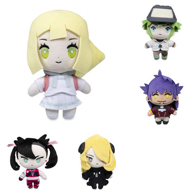 美版宝可梦中心TRAINERS系列毛绒挂件 莉莉艾N丹帝玛俐竹兰