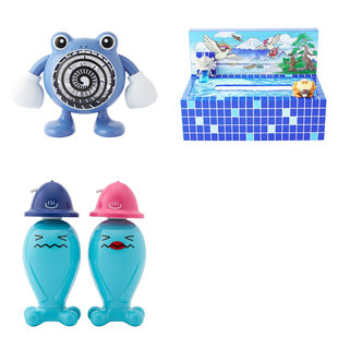 宝可梦中心 蚊香君桌面风扇 大尾狸纸巾盒套 果然翁洗发水瓶套装