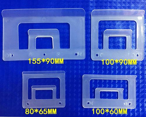 塑料透明磁性插卡牌看板夹标签夹尺寸100X/160X90mm货架附件标牌