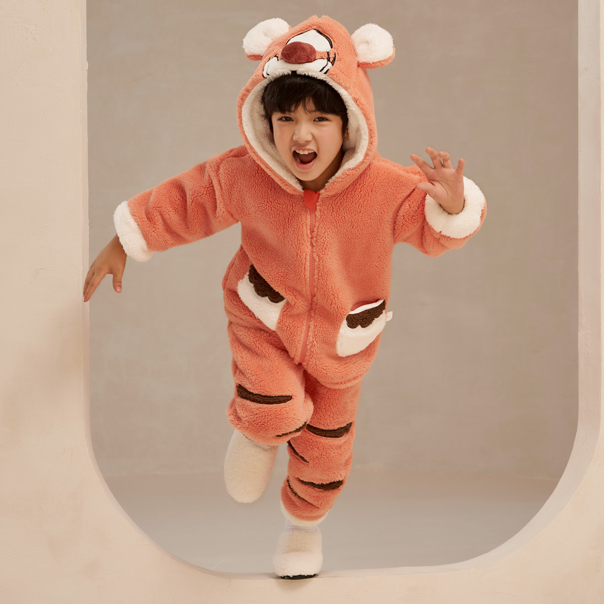 迪士尼卡通聚酯纤维冬季保暖家居