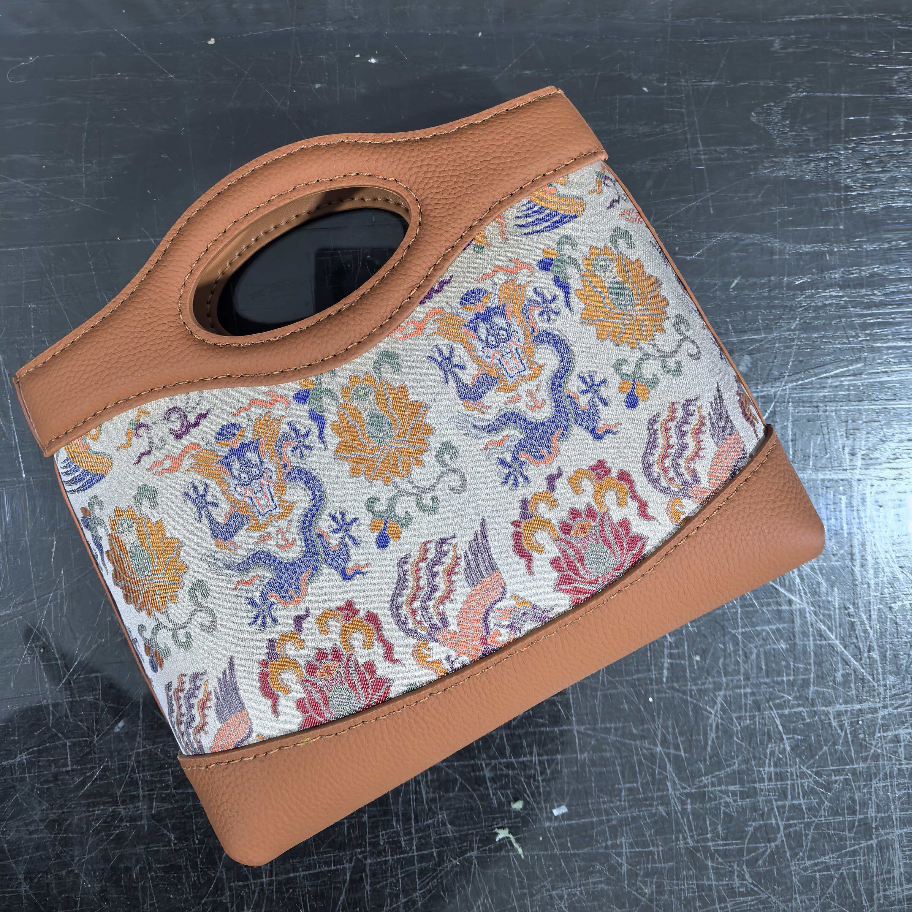 diy材料包真皮手工包饼干包