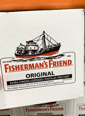 加拿大直邮Fisherman's Friend 渔夫之宝润喉糖22粒/袋X8袋