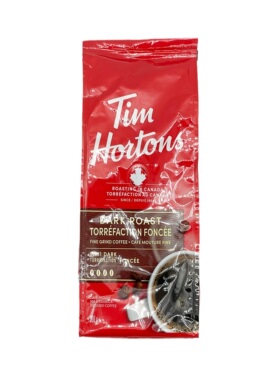 加拿大Tims/Tim Hortons重度烘焙精细研磨咖啡粉300g