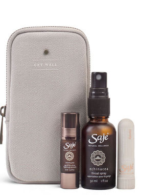 加拿大SAJE莎爵Get Well免疫精油滚珠紫锥菊喷雾鼻吸棒三件套