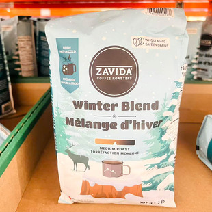 加拿大原装Zavida Winter Blend冬日优选中度烘焙咖啡豆907g