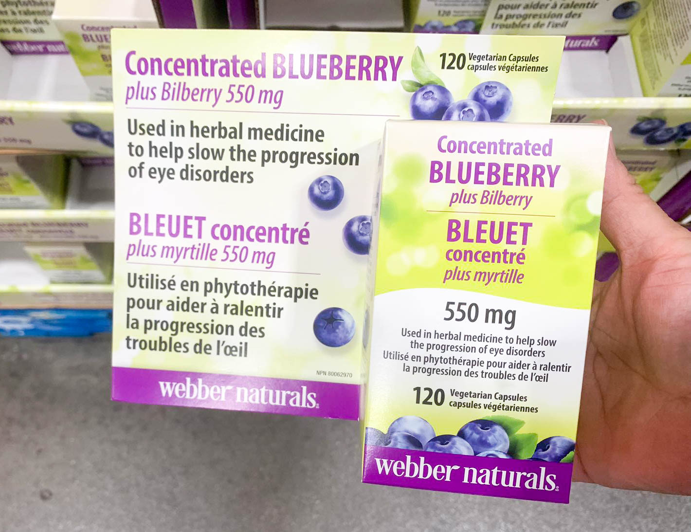 加拿大藍莓越橘精華花青素偉博