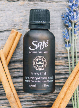 加拿大原装Saje莎爵UNWIND防松舒缓香薰精油30ml