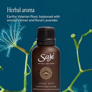 30ml well改善睡眠精油滚珠补充装 加拿大原装 SAJE莎爵Sleep