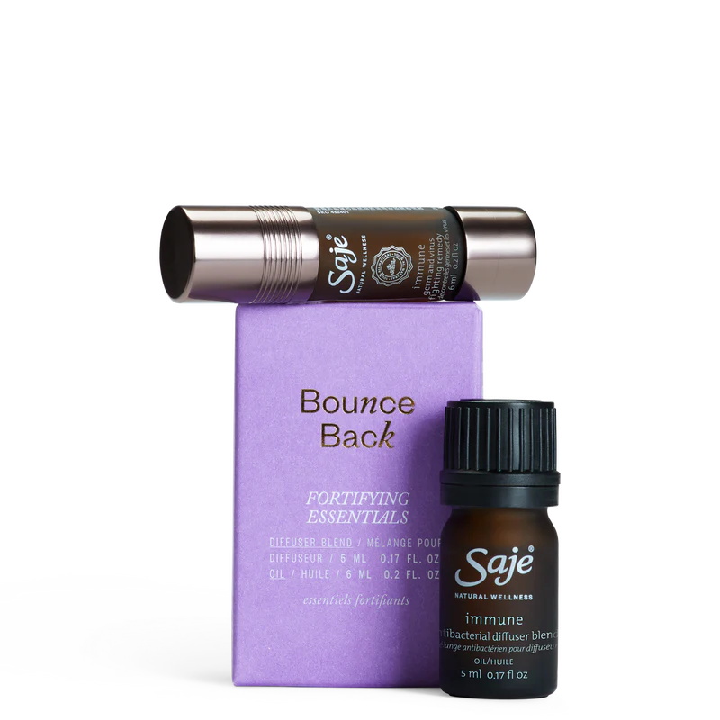加拿大SAJE莎爵BOUNCE BACK迅速恢复免疫精油滚珠香薰精油套装