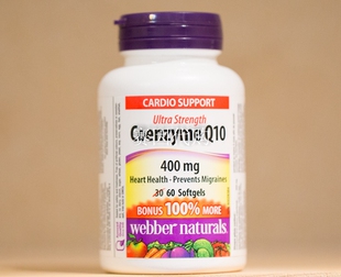 加拿大Webber伟博超强辅酶Q10软胶囊400mg 60粒保护心脏