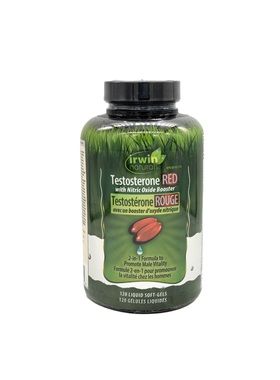 加拿大原装Irwin Naturals Testosterone Red睾酮素120粒