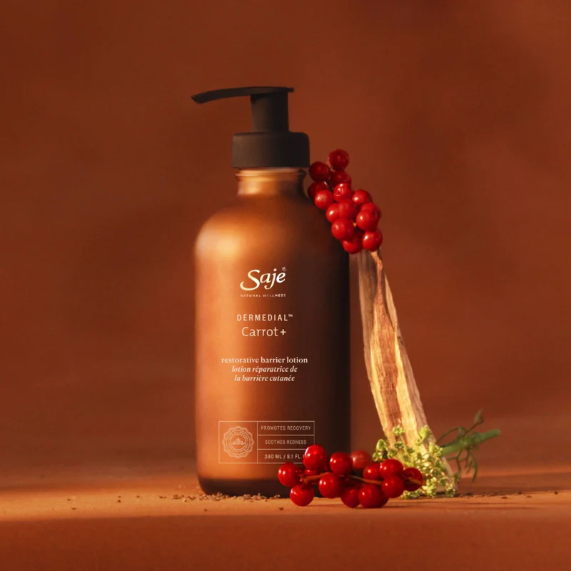 加拿大SAJE莎爵DERMEDIAL CARROT檀香胡萝卜籽复方精油乳液240ml