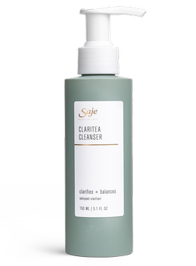 加拿大原装Saje莎爵CLARITEA舒缓红肿痘肌精油洁面乳凝胶150ml