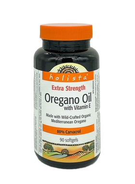 加拿大原装Holista Oregano Oil牛至油胶囊90粒含VE维生素E