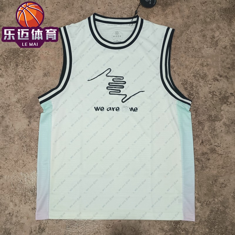 李宁男韦德棉花糖篮球背心图片