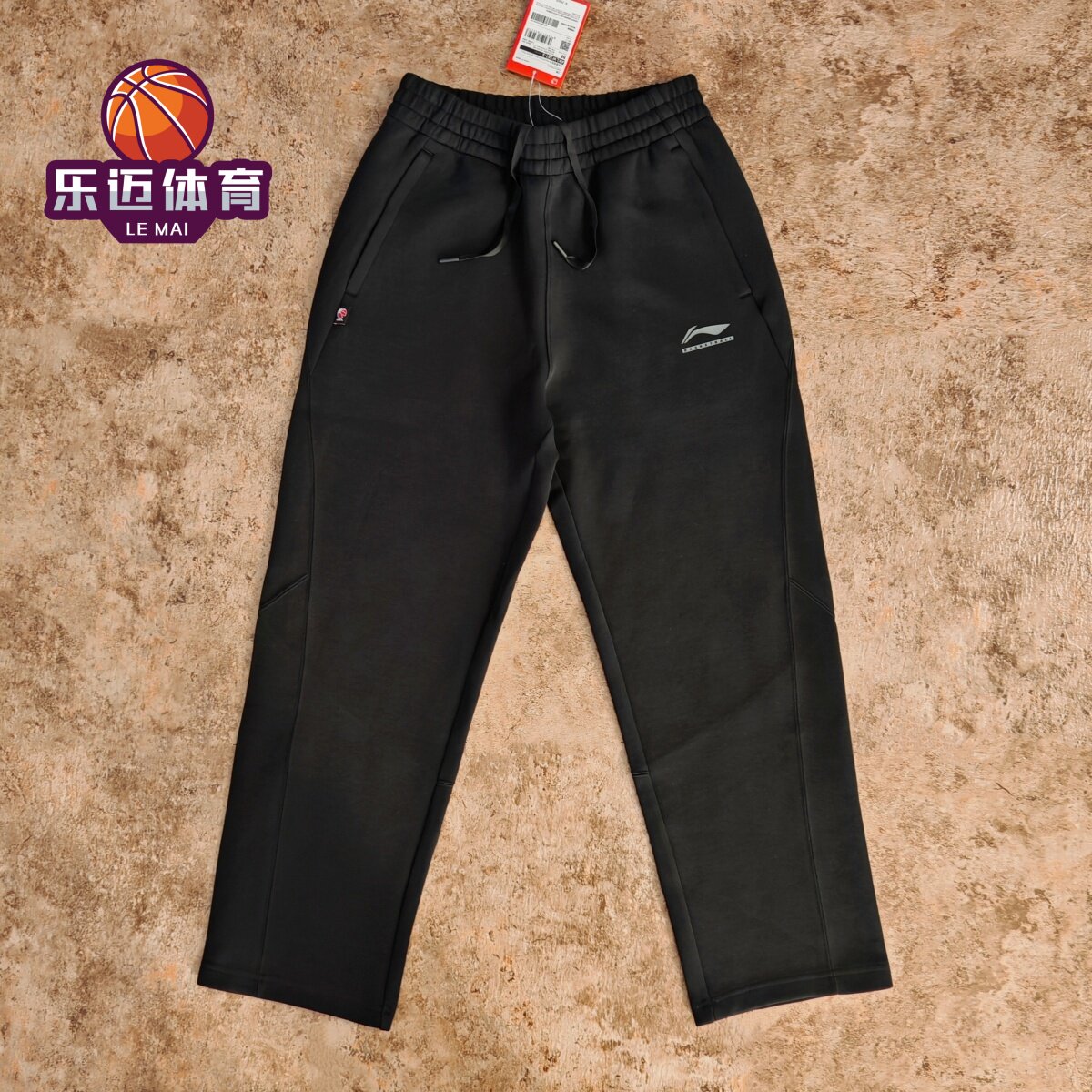 李宁26冬季新款加绒保暖运动长裤