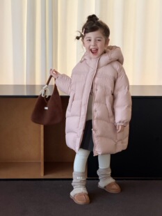 2026年新款童装女童羽绒服加厚保暖90绒中大童保暖外套新年装棉服
