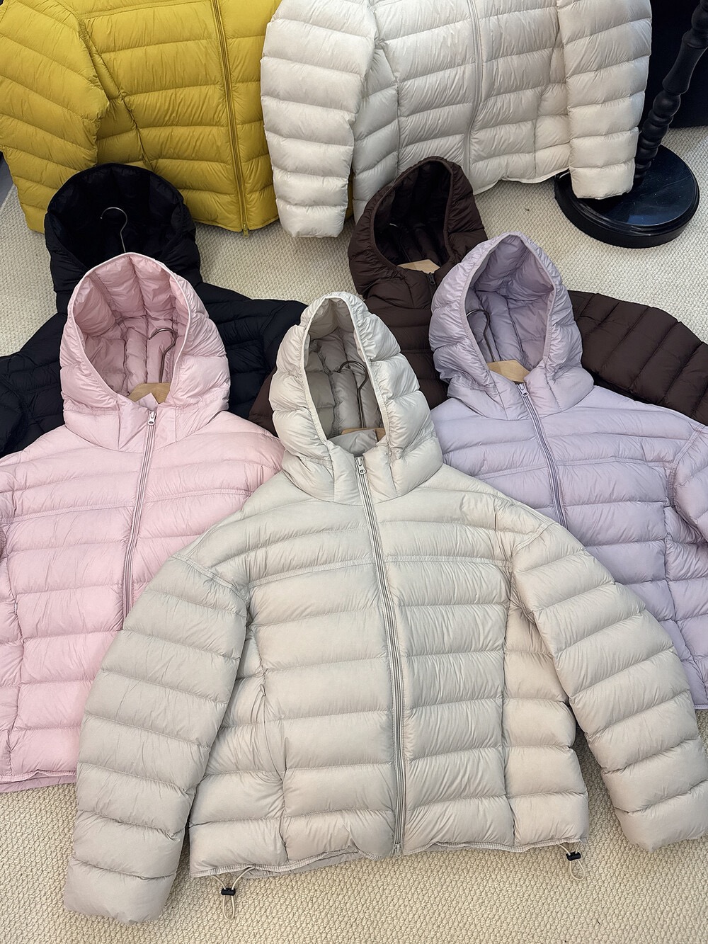 2025新款羽绒服冬装韩版厚款排骨90白鸭绒连帽外套女百搭保暖上衣