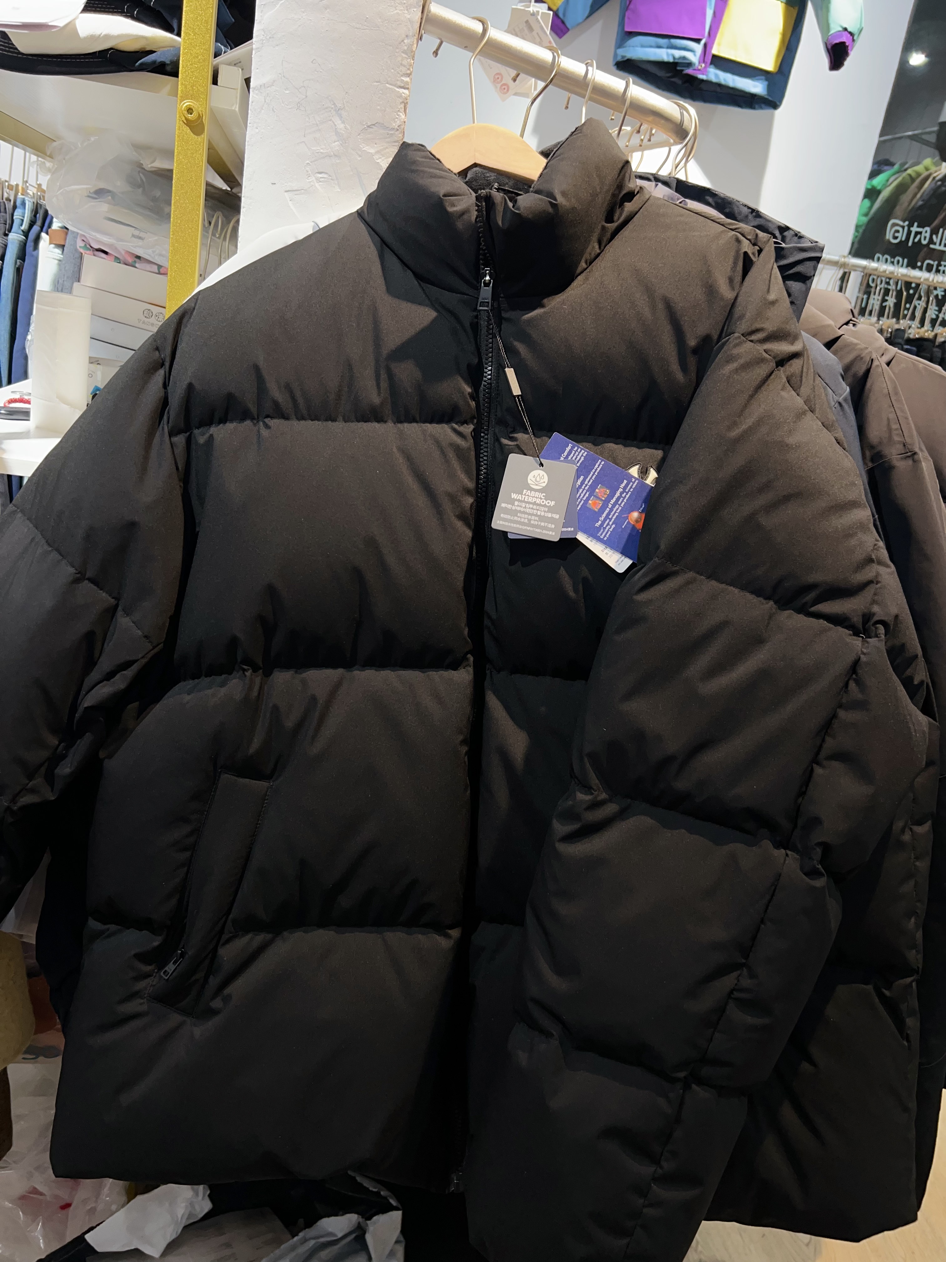 2025新款男女同款宽松立领美式棒球服面包服外套羽绒服男上衣加厚