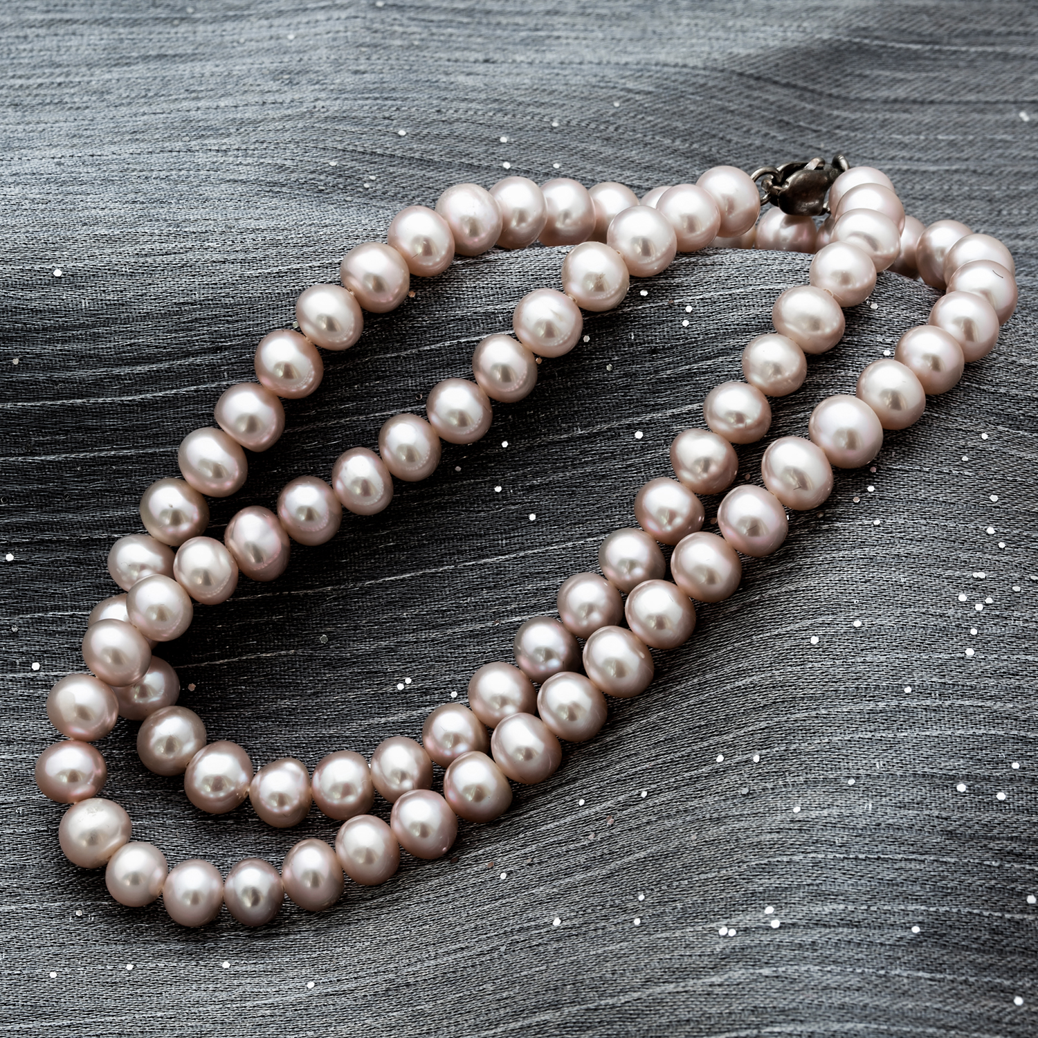 天然淡水小珍珠项链锁骨链甄选浅紫浅金色精致优雅女OL百搭礼物