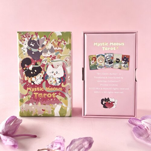 正版猫猫异世界之旅塔罗牌韦特系可爱风桌游卡罗牌高颜值tarot