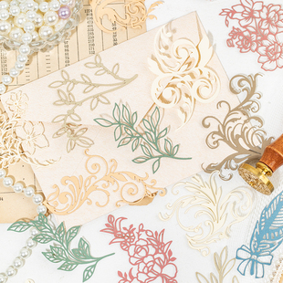 筑梦繁华镂空特种纸素材纸复古文艺花边手账边框素材打底装饰拼贴