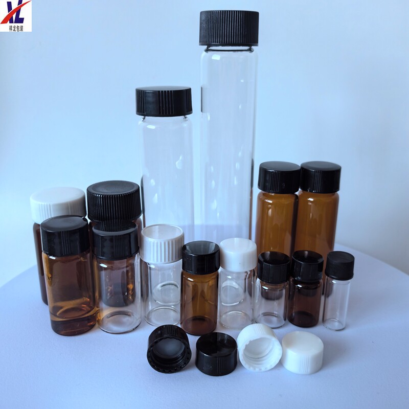 棕色透明螺口分装样品瓶昆玻玻璃