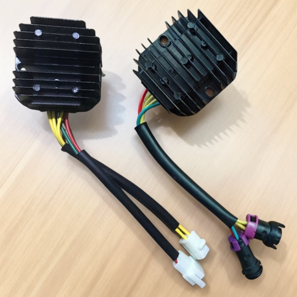 喜力HL200-8H太子硅整流器配件迅龙XL200-2S复古摩托车充电稳压器