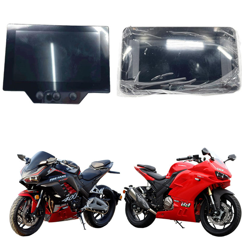 火牙400摩托车液晶仪表配件国产蛟龙200码表改装机车数字表传感器