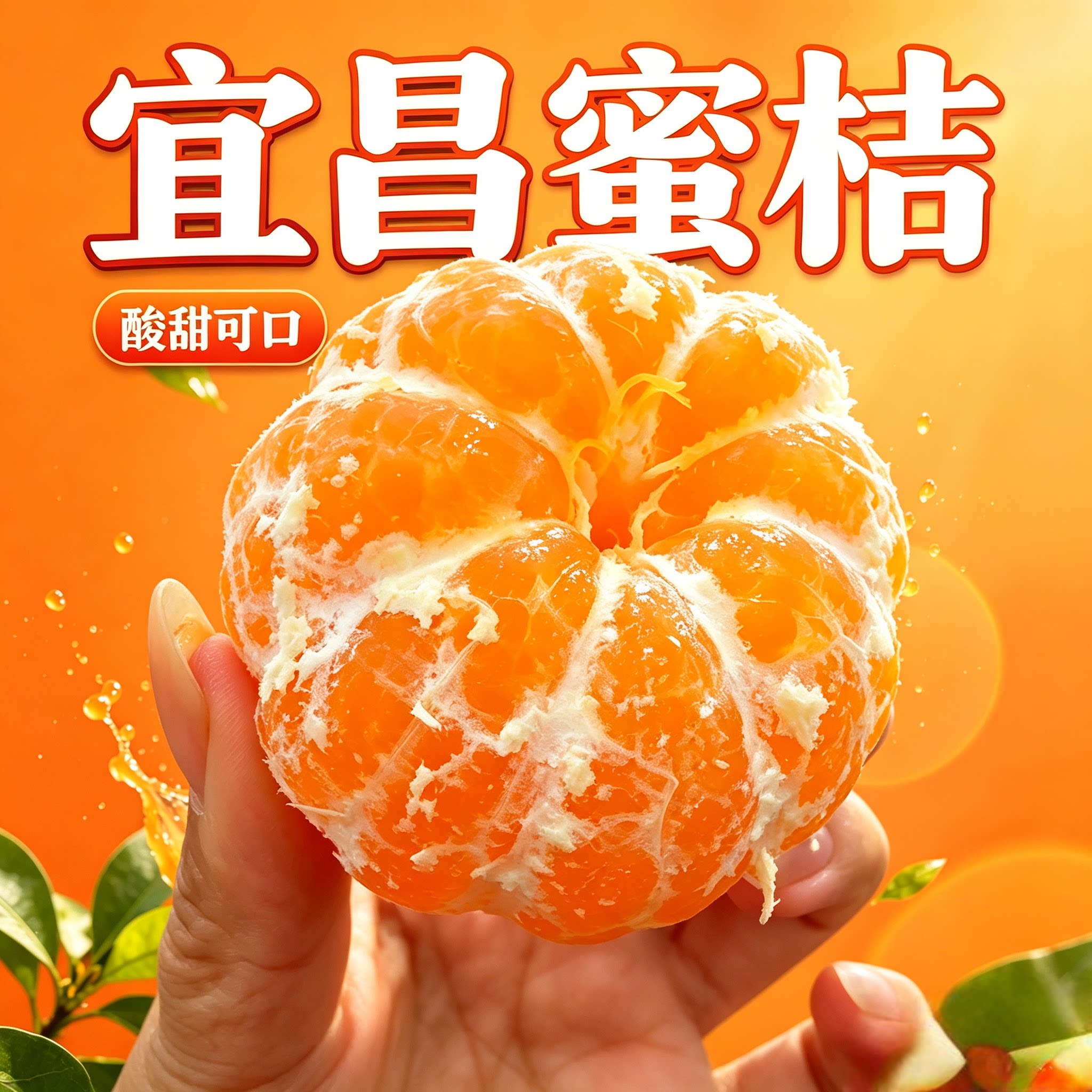 宜昌蜜桔现摘当季新鲜水果酸甜无籽薄皮橘子蜜橘手剥桔子青皮蜜橘
