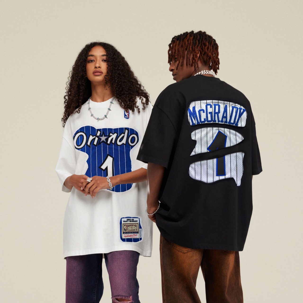 麦迪魔术remake球衣美式情侣短袖T恤