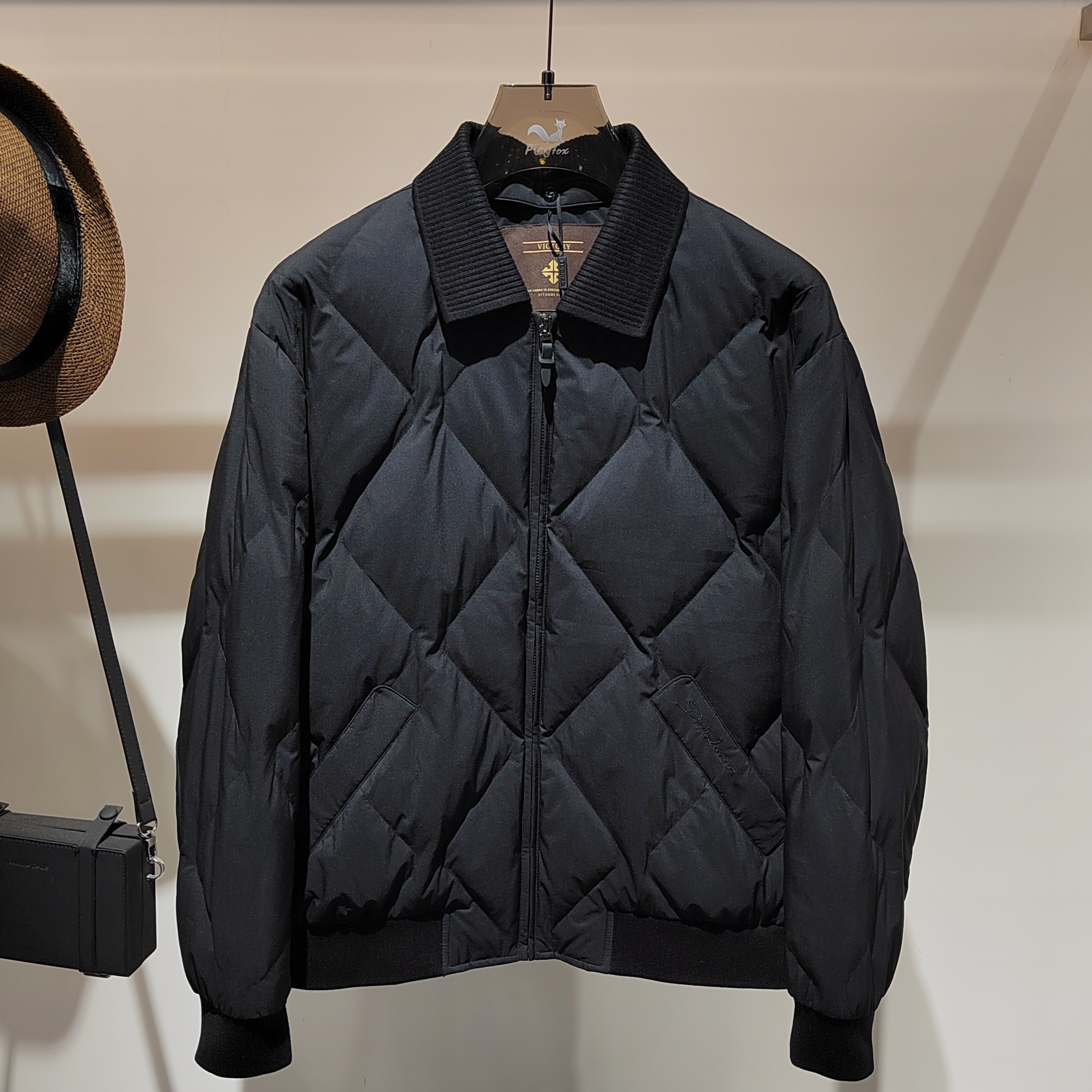 男冬季脱卸领羽绒服翻领短款保暖棒球领羽绒服冬季白鸭绒外套夹克