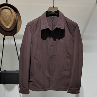 中年鹅绒服新款男士翻领鹅绒内胆夹克外套时尚羽绒服行政上衣男装