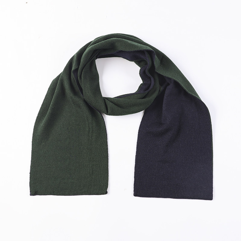 1104[MADE BY MAOJIA]양면 자카드 라지 라벨 스카프[무료 배송 없음]