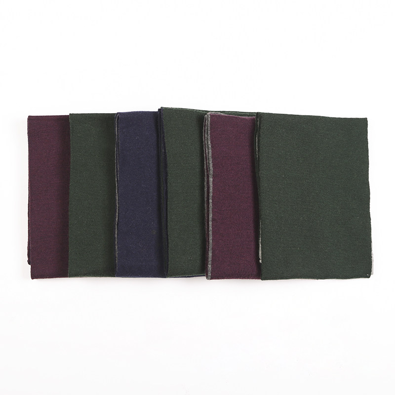 1104[MADE BY MAOJIA]양면 자카드 라지 라벨 스카프[무료 배송 없음]