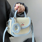 2025新款 儿童可爱包包日系卡通马鞍包送女孩礼物甜甜圈手提斜挎包