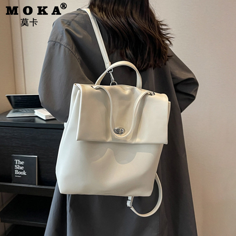 大容量双肩包女2026新款高级感韩系大学生早八书包通勤百搭电脑包,箱包皮具/热销女包/男包,双肩背包,淘宝优惠券,粉丝福利购,淘宝优惠卷