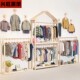 北欧ins童装 店落地挂衣架衣服架货架实木展示架 展架衣架儿童服装